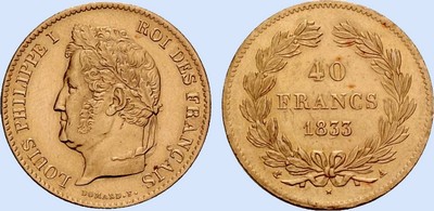 40 Francs LOUIS-PHILIPPE